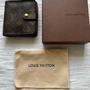 Louis Vuitton Monogram Compact Zippy Wallet